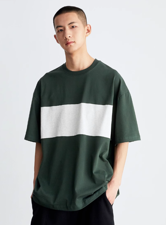 Panel Stripe Tee