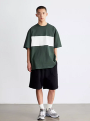 Panel Stripe Tee