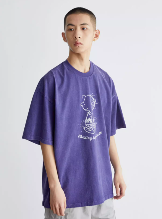 Peanuts Parody Print Tee