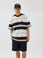 Crew Neck Stripe Tee