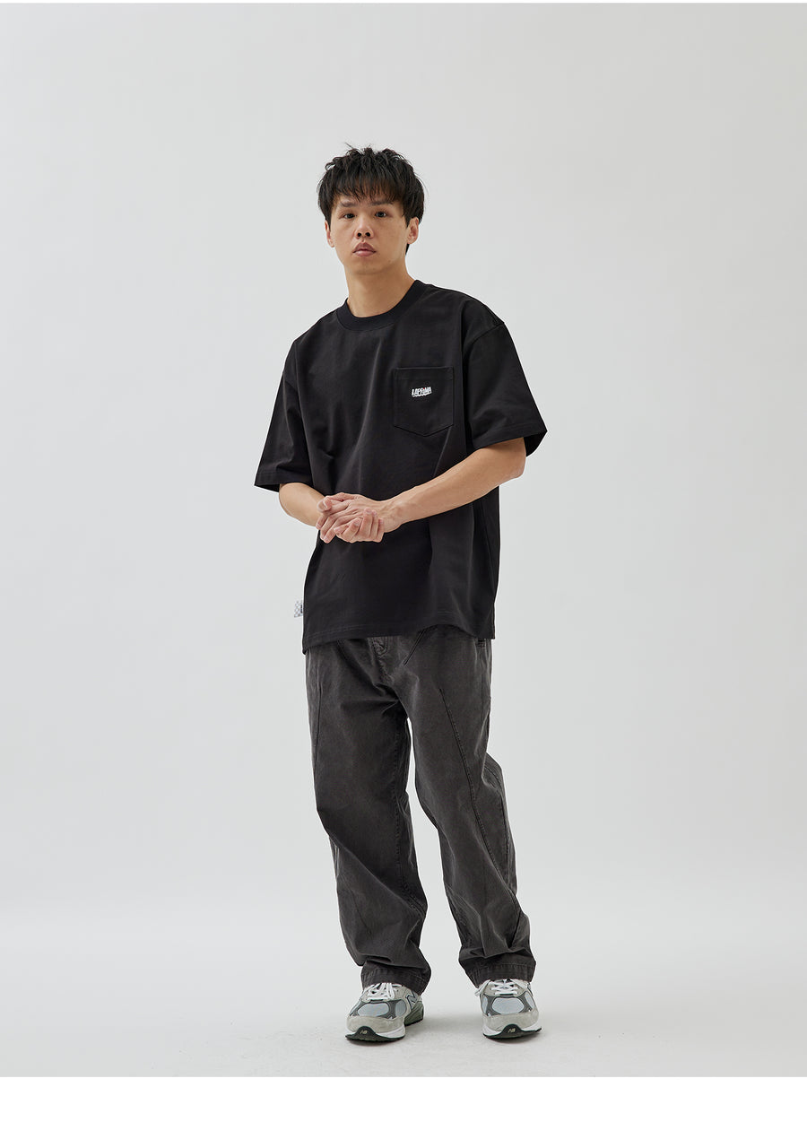 Embroidered Logo Pocket Tee