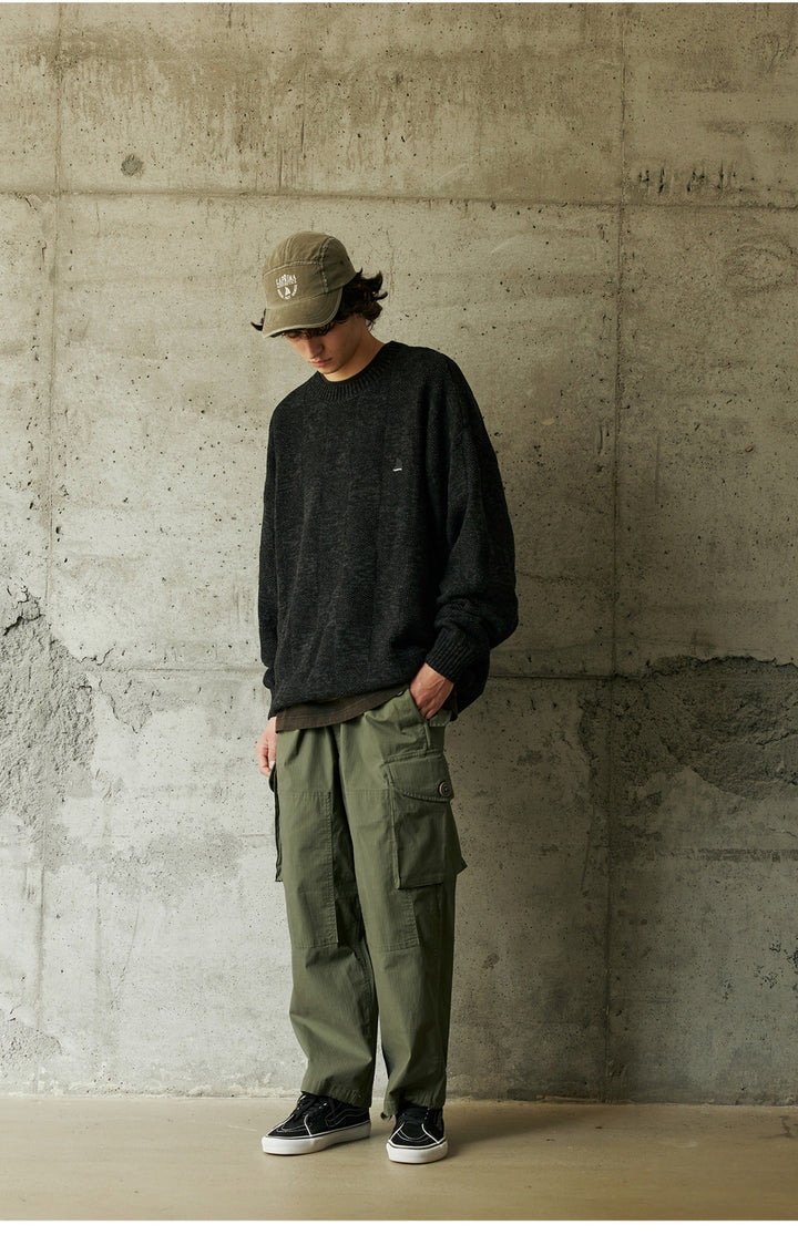 Drawstring Leg Cargo Pants