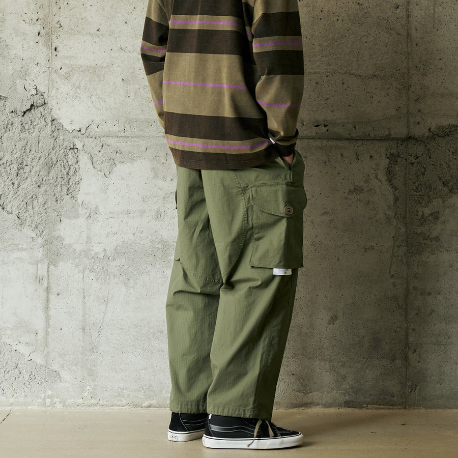 Drawstring Leg Cargo Pants